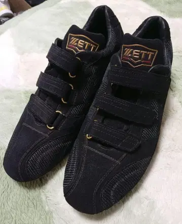ZETT PROSTATUS 야구 스파이스 벨크로 테이프 상태 양호