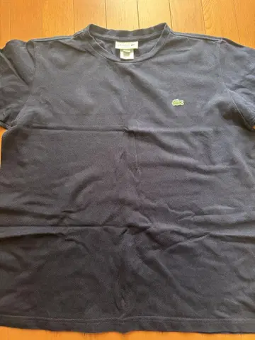LACOSTE 클래식 핏 티셔츠 US S 네이비
