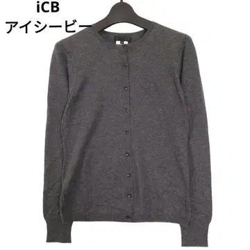iCB 아이씨비 실크 캐시미어 가디건 긴팔 여성용 실내