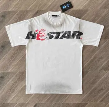 HELL STAR 화이트 티셔츠