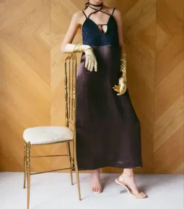 MARTE sahara JQD Cross Neck Dress