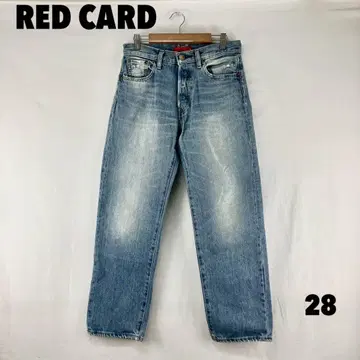 W0184T RED CARD 데님 청바지