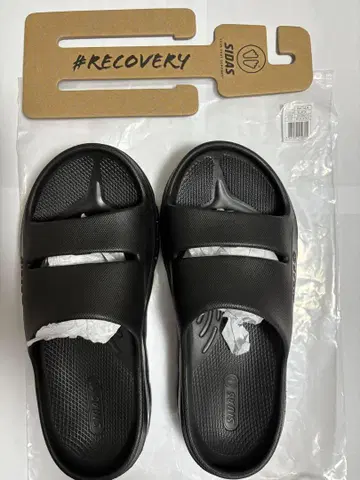 SIDAS RECOVERY 블랙 샌들