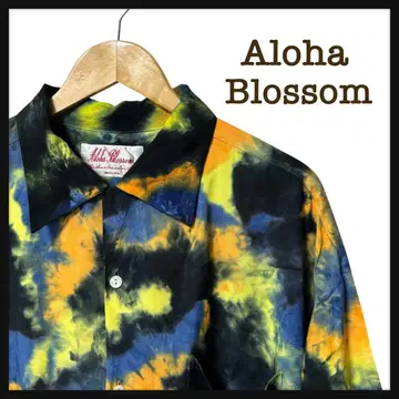 알로하 블라썸 Aloha Blossom 올 패턴 알로하 셔츠 타이다이
