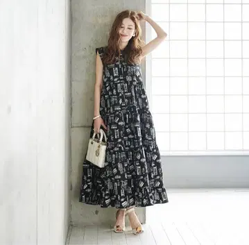 OBLI 시네마 원피스 블랙 사이즈 0 오블리 블랙