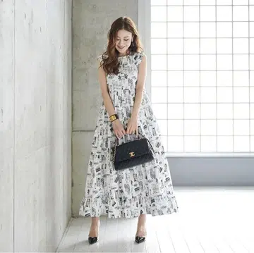 OBLI 시네마 원피스 화이트 사이즈 0 오블리 화이트