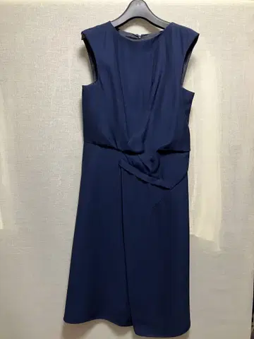 Jil sander 질 샌더 네이비 슬리브리스 롱 원피스