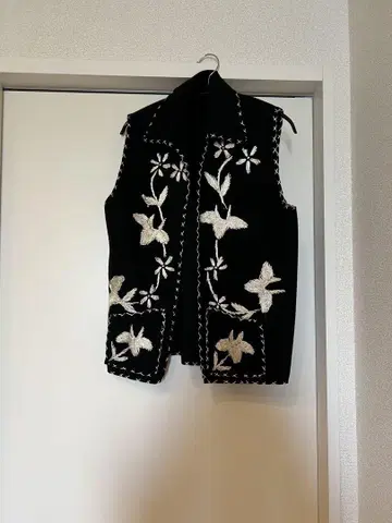 vintage flower vest