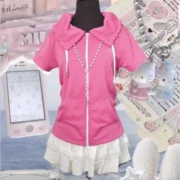 00s y2k adidas 아디다스 피치t 로고t 헤이세이 갸루 후드티