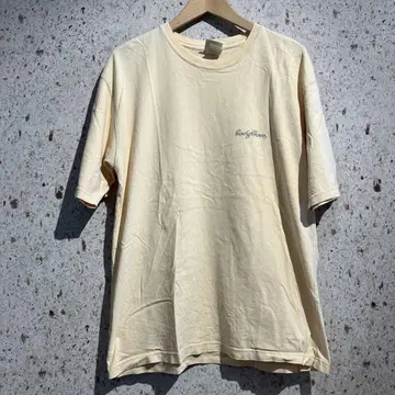 00s Body Glove 로고 자수 티셔츠 바디글로브 베이지