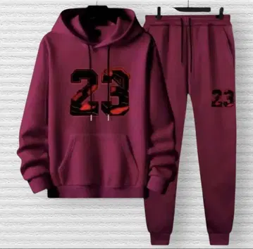 세일 새상품 Manfinity Men's 셋업 XXL 버건디
