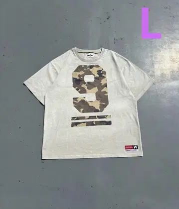 9090 Numbering Sprayed Camo Tee L