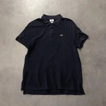 HQ135 LACOSTE : 반팔 피케 셔츠 L 네이비 라코스테