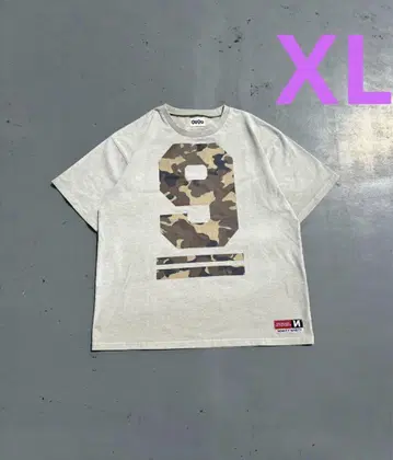 9090 넘버링 스프레이 Camo 티 XL