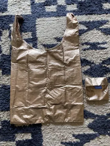 BAGGU STANDARD 에코백 메탈릭 핑크 골드 스탠다드
