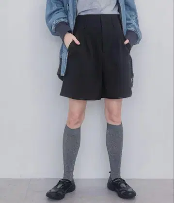 JEANASIS 하이웨스트 파이핑 숏팬츠/291567