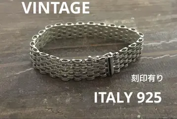 [레어] 빈티지 Italy silver 925 팔찌