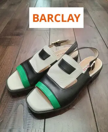 BARCLAY 버클레이 백 밴드 카라 샌들 탱크 밑창