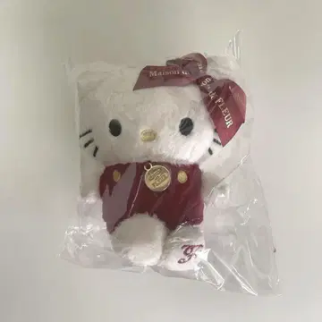 메종 드 플뢰르 헬로키티 봉제 인형 마스코트 참 레드 택 없음