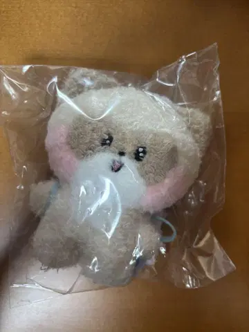 Hanini 메시지 봉제 인형 키링 하오