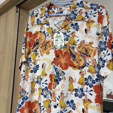 SUN SURF 알로하 셔츠 하와이안 프린트