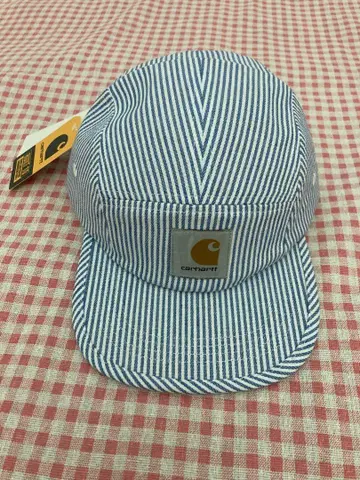Carhartt 블루 화이트 스트라이프 워크캡