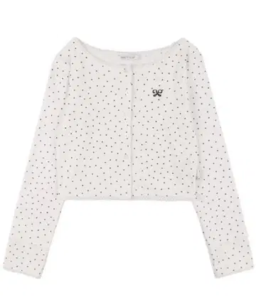 FANCYCLUB LACE STAR BASIC CARDIGAN
