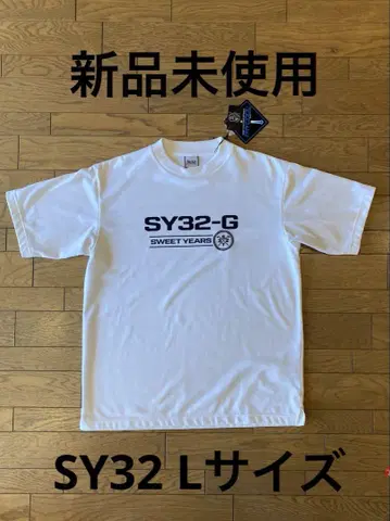 SY32-G SWEET YEARS 티셔츠 화이트 L 사이즈