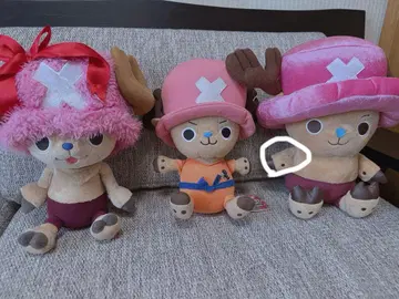 [레어] 쵸파 봉제 인형 3개 묶음 판매 ONE PIECE
