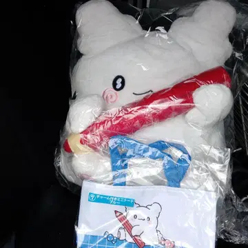 Sanrio 하나마루 오바케 봉제 인형 화이트