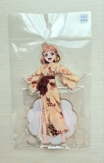 러브라이브! 타카미 치카 야스다야 여관 유카타 아크릴 스탠드 스탬프 랠리