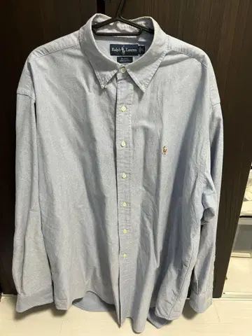 Ralph Lauren Blake XL 긴팔 셔츠 라이트 블루