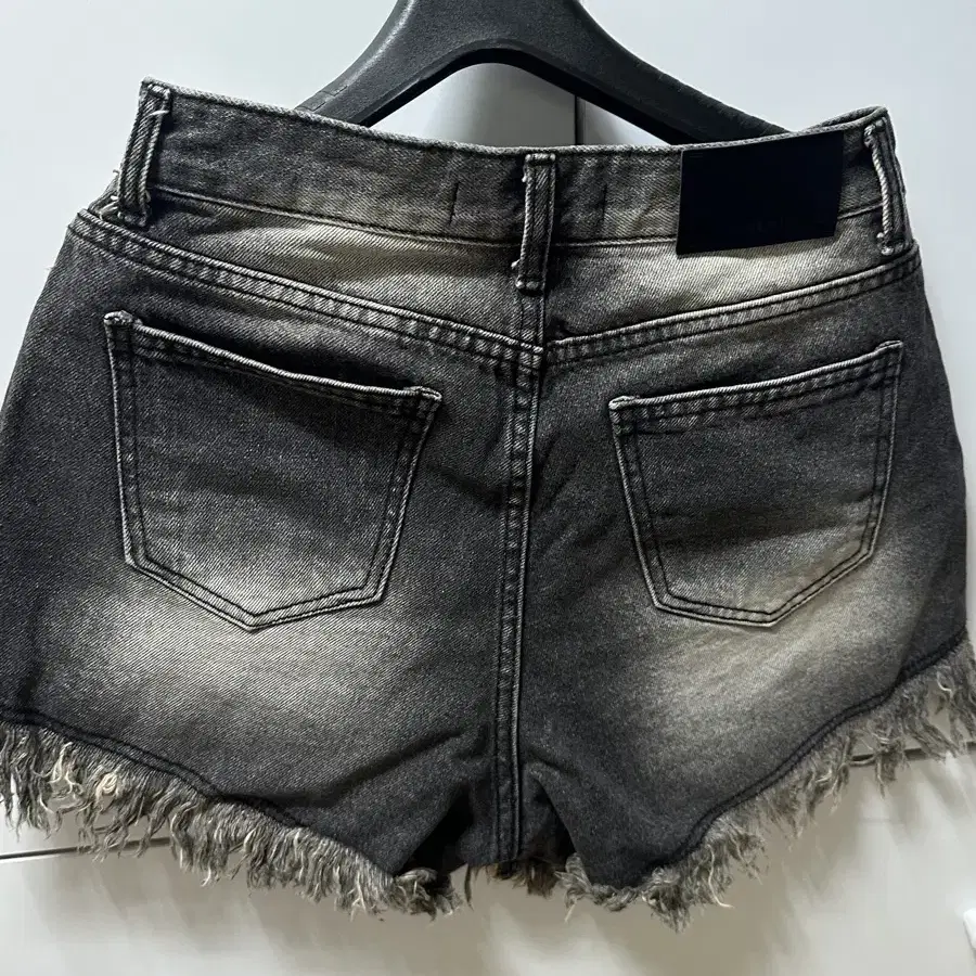 【BOHEMIAN SEOUL】BOHEMSEO 24VER. DAMAGE WASHING SHORTS 4TH] 24VER. DAMAGE WASHING SHORTS, BLUE - bohemseo