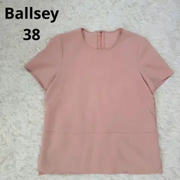 BALLSEY 보르지 핑크 지퍼 상의 블라우스