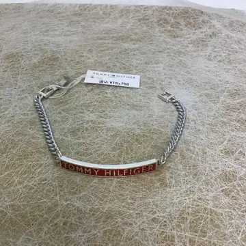 새상품급 TOMMY HILFIGER 실버 925 체인 팔찌