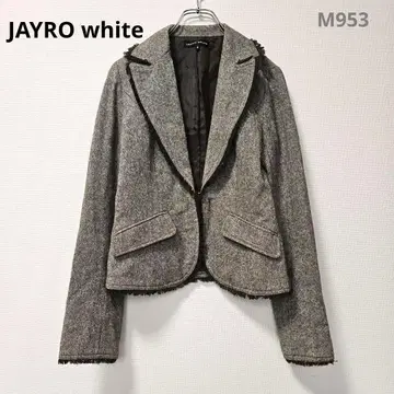 자이로 화이트 자켓, 깔끔한 캐주얼 오피스 포멀 M 사이즈