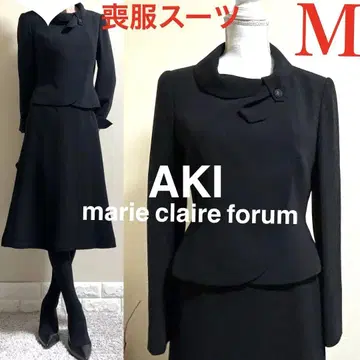 AKI 마리끌레르 셋업 상복 예복 블랙 포멀 수트 M