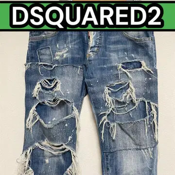 [ 사이즈 46 ] 메이웨더 착용 DSQUARED2 데미지 데님