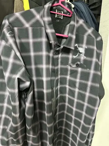 OAKLEY 체크 무늬 셔츠 XL