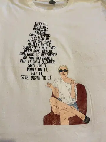 레이디 가가 T셔츠 L 사이즈 (LadyGaga T-shirt)