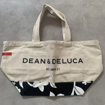 DEAN & DELUCA 하와이 한정 토트백 베이지/블랙