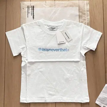 새상품 thisisneverthat 여성용 크롭 T셔츠 화이트