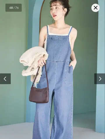 끈 데님 멜빵바지 프릭스스토어