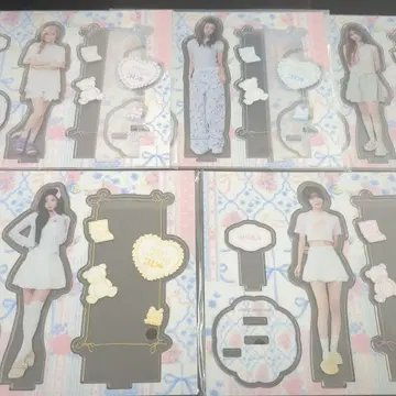 아이릿 에니마이 복권 아크릴 스탠드 5개 세트 컴프