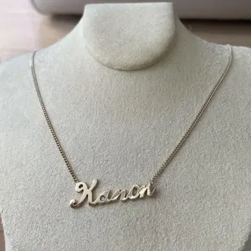 STERLING SILVER Kanon 목걸이 골드 컬러