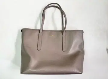 FURLA 훌라 토트백 그레이 가죽 숄더 이탈리아제 비즈니스