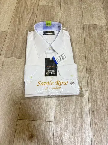 Savile Row 드레스 셔츠 사이즈 43 화이트