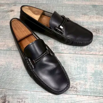 TOD'S 올블랙 곰미니 드라이빙 슈즈 6A
