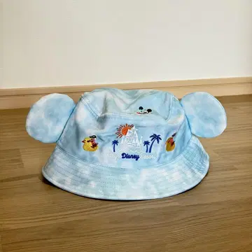 도쿄 디즈니 리조트 스카이블루 미키 귀 모자