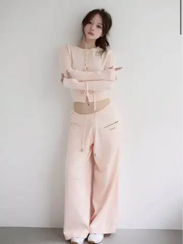 [Andmary] 샵 구매 Candice pants set up pink